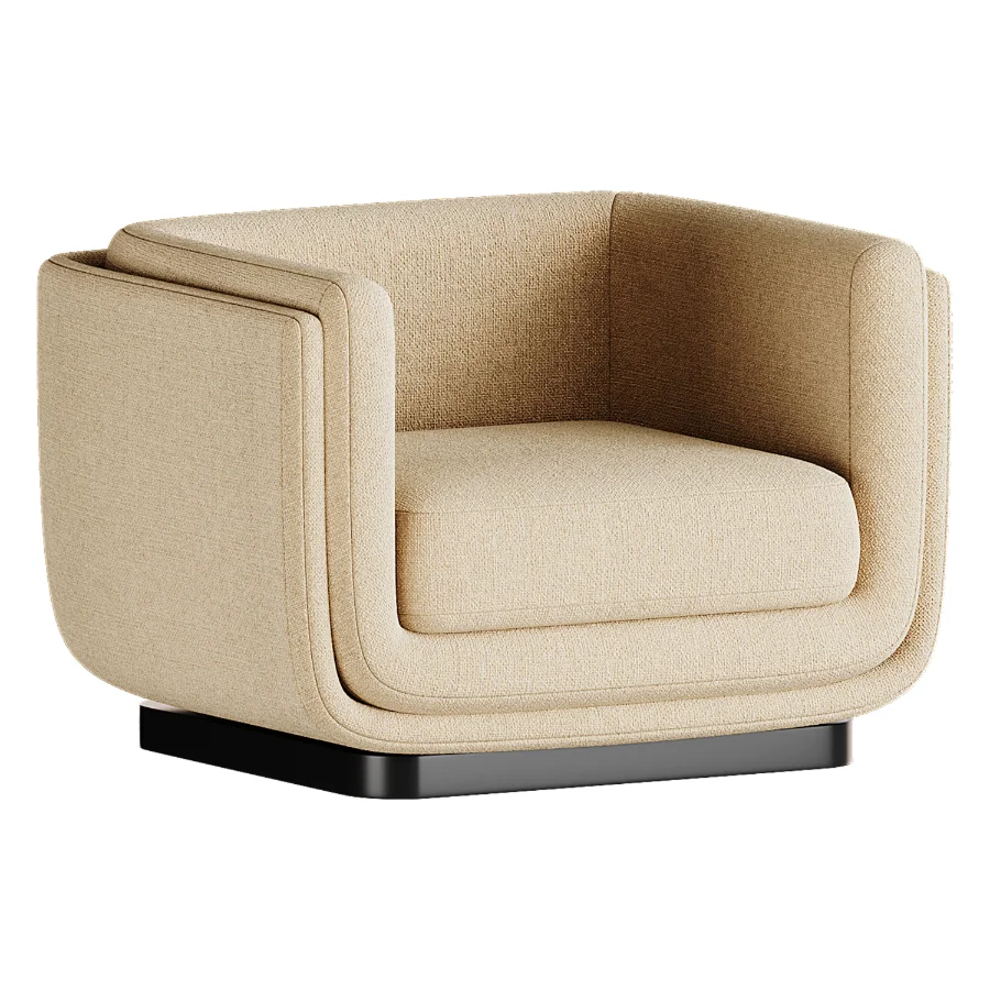 Clementine Dove Grey Woven Fabric Occasional Chair - Image 5