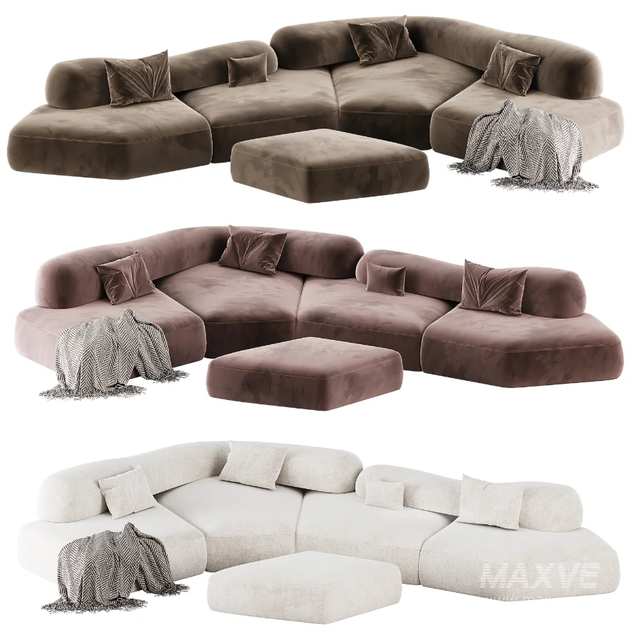 Edra On The Rocks Sectional Sofa - Image 6