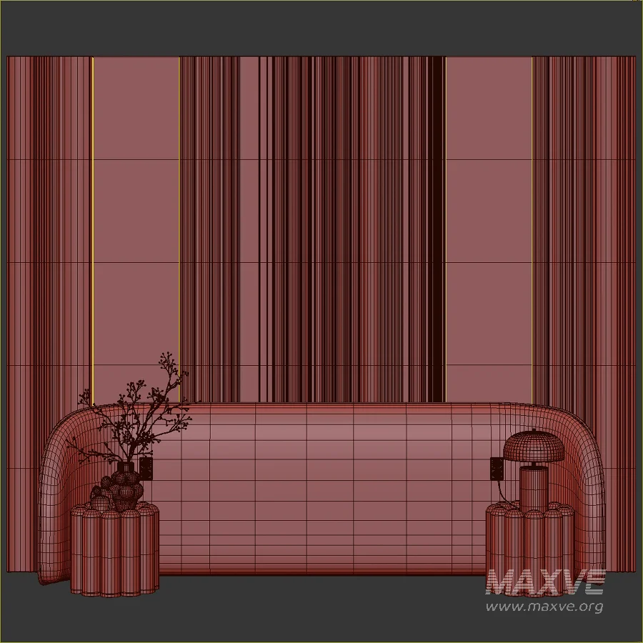 Organic Headboard Set08 - Image 6
