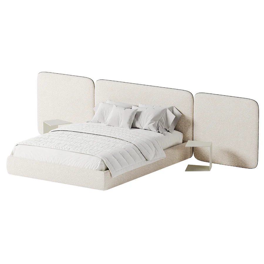 Modern Double Bed 02 - Image 5