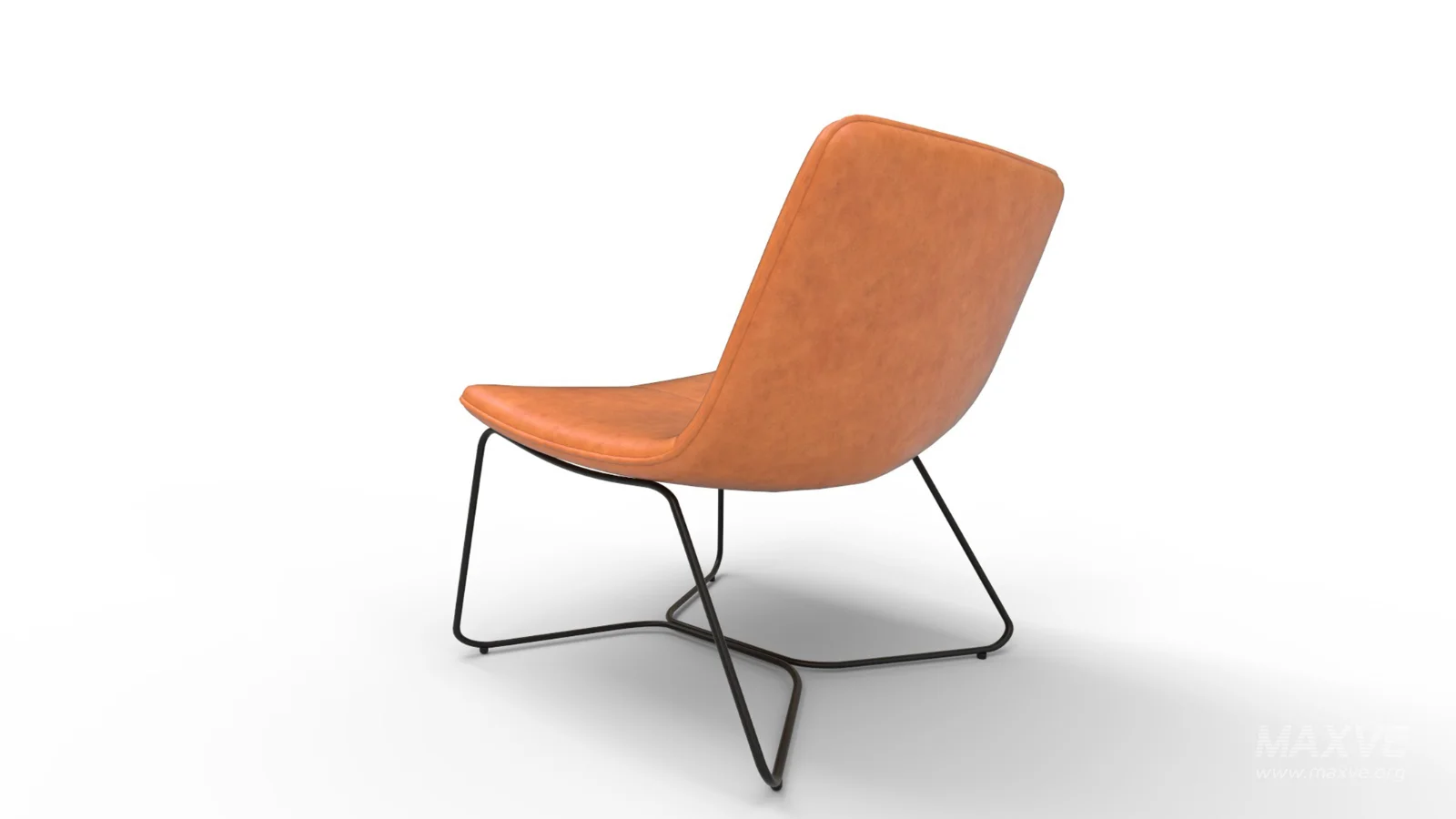 Tan Slope Lounge Chair - Image 6