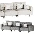 Aria Sofa By Saloni - Thumbnail 5