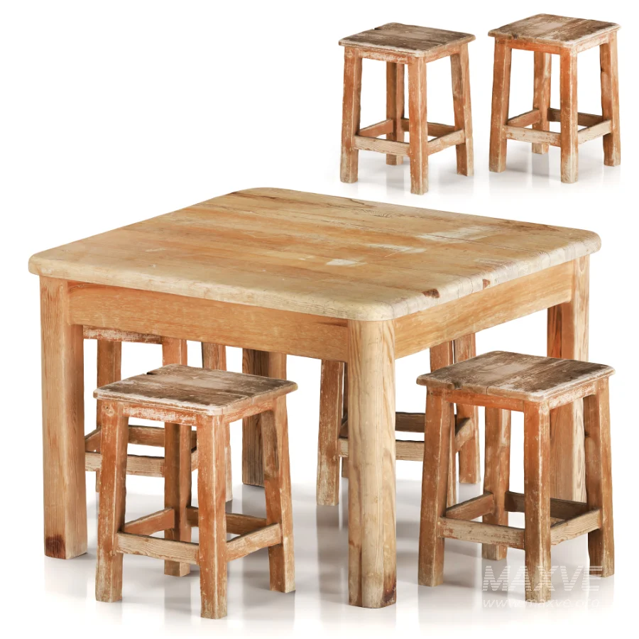 Worn Dining Table - Image 3