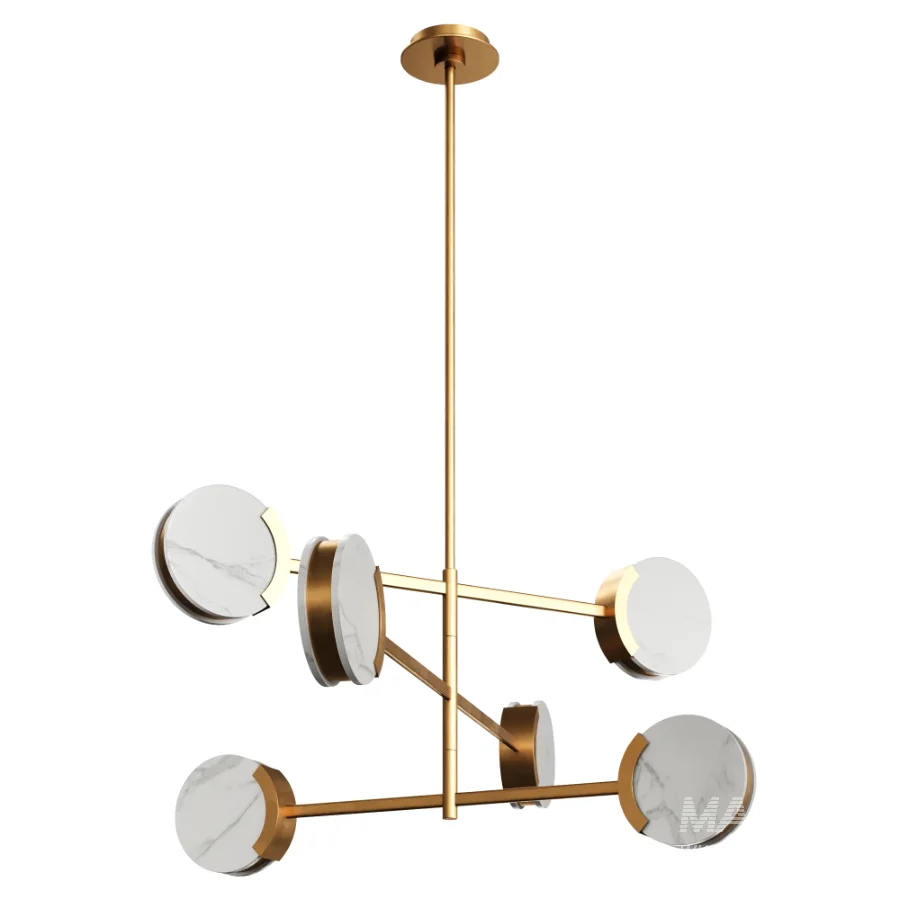 Melange 48″ Multi-Positional Chandelier by Visual Comfort - Image 3
