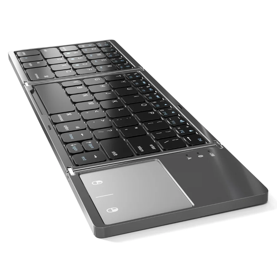Portable Wireless Bluetooth Folding Keyboard - Image 2