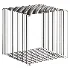 Metal Shelving Coffee Side Table by Ozon - Thumbnail 1