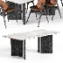 MODERN DINING TABLE AND CHAIRS - Thumbnail 6