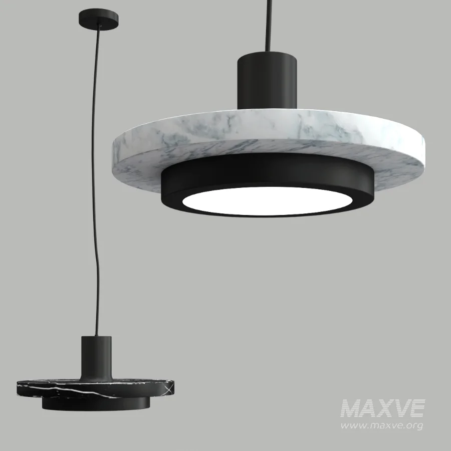 Marble plate Pendant Lamp - Image 1