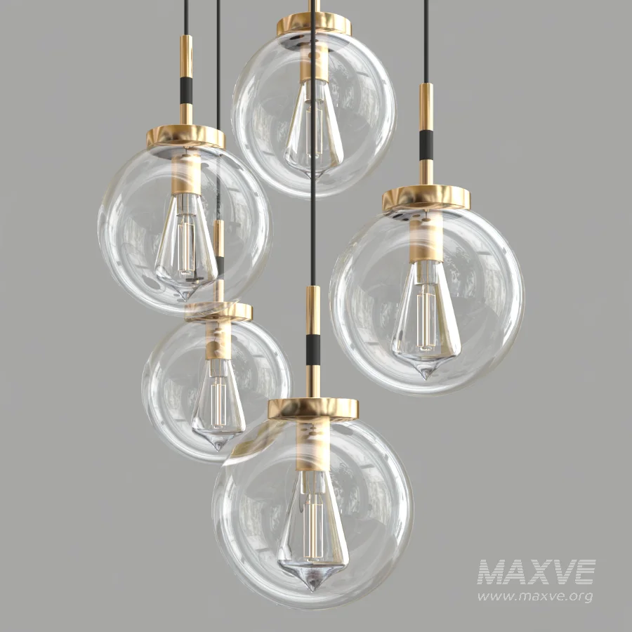 Camryn Glass Globe Pendant - Image 4