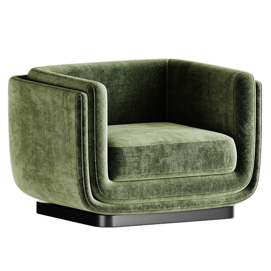 Clementine Dove Grey Woven Fabric Occasional Chair - Image 3