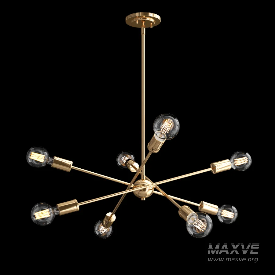 BOKT Luxury Copper Chandelier - Image 2