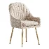 Scandinavian Style Metal Dining Chair - Thumbnail 3