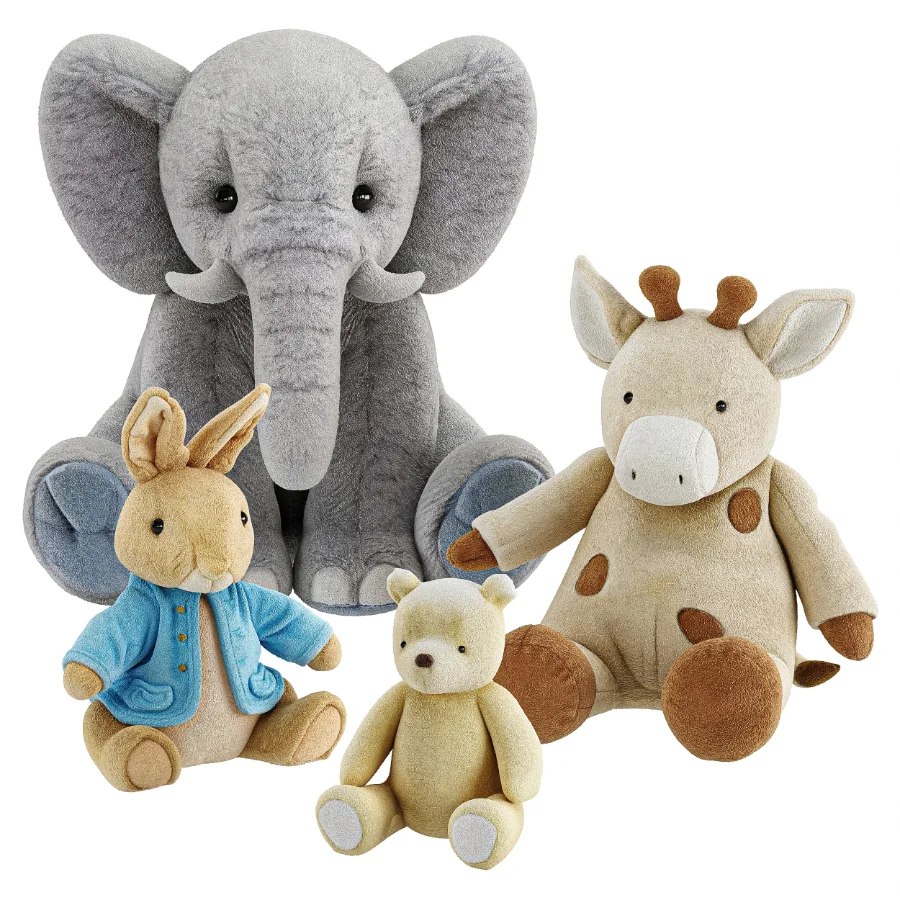 Plush Toys Set 33 - Image 1