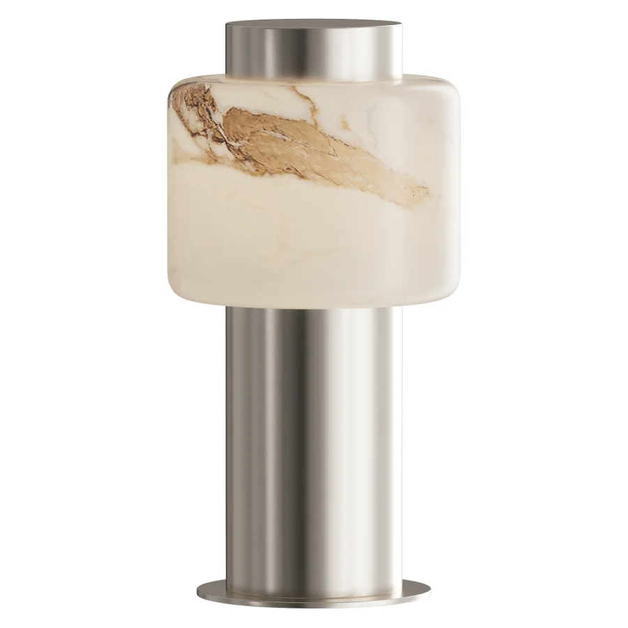 Single Alabaster Table Lamp ARCADIA70 Solo - Image 1