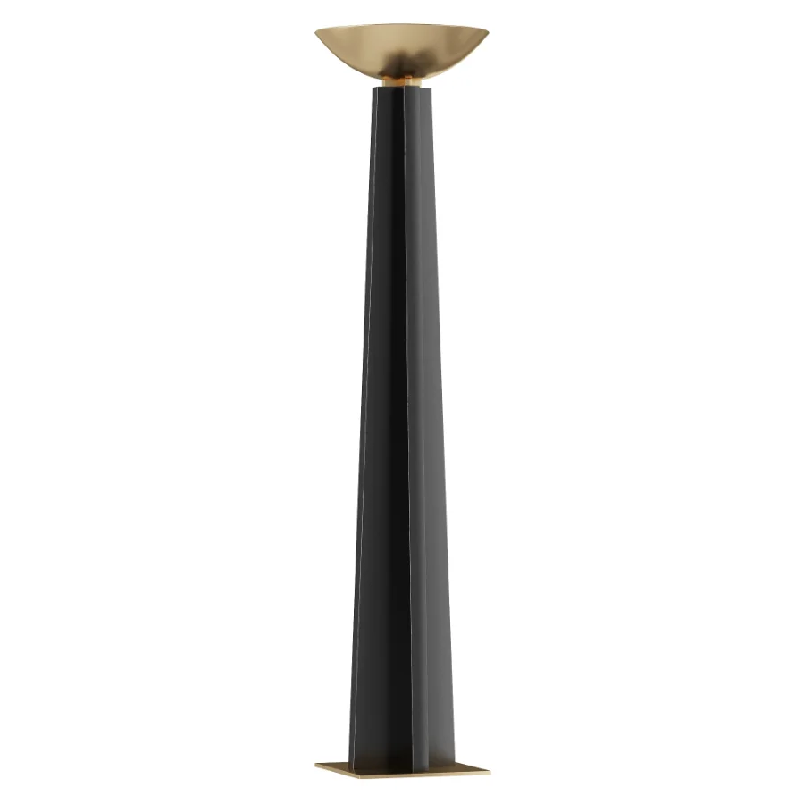 Currey Company Calyx Torchiere Floor Lamp - Image 1