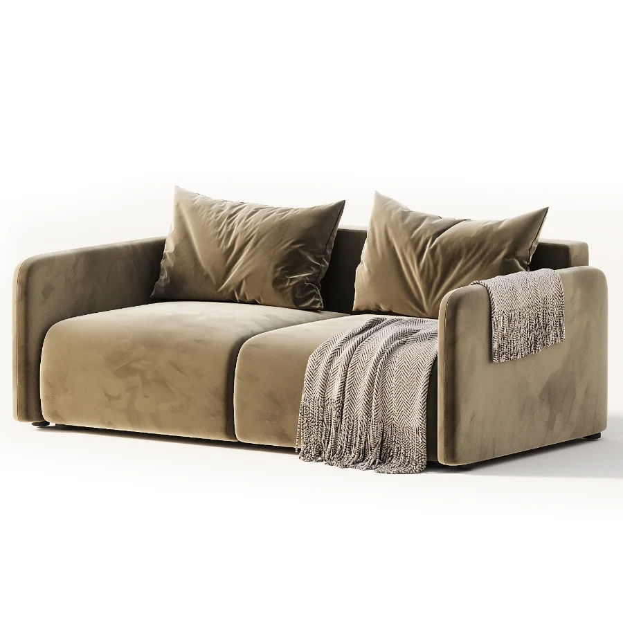 Straight sofa Kartos Velvet by divan - Image 8