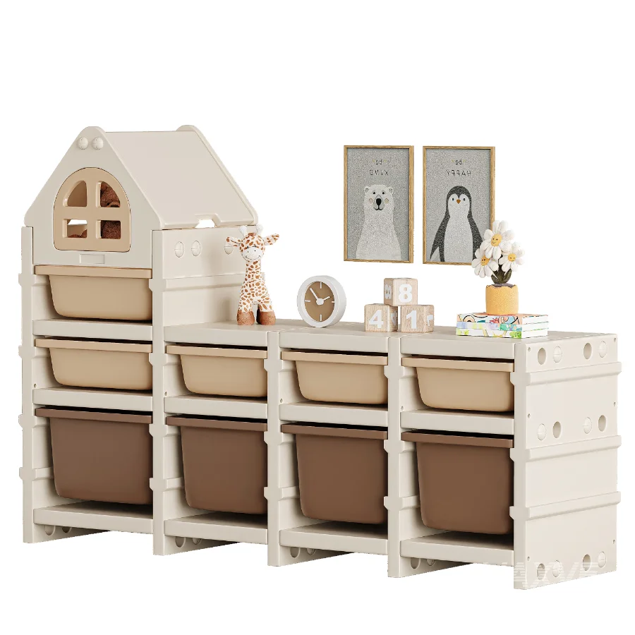 Toy shelving PTSTW9CL 9 boxes - Image 6