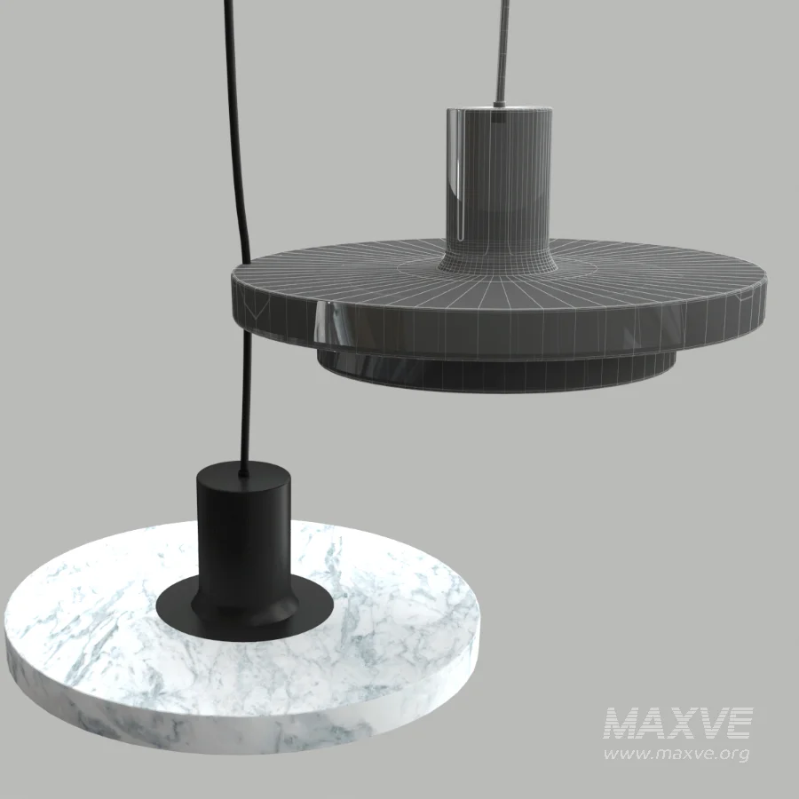 Marble plate Pendant Lamp - Image 2