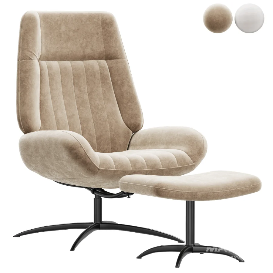 DRAAIFAUTEUIL_TIRONA_GEEL - Image 1