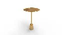 Patson Tray Top Pedestal End Table - Thumbnail 9