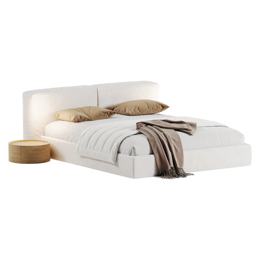 Modern Upholstered Bed Frame - Image 3