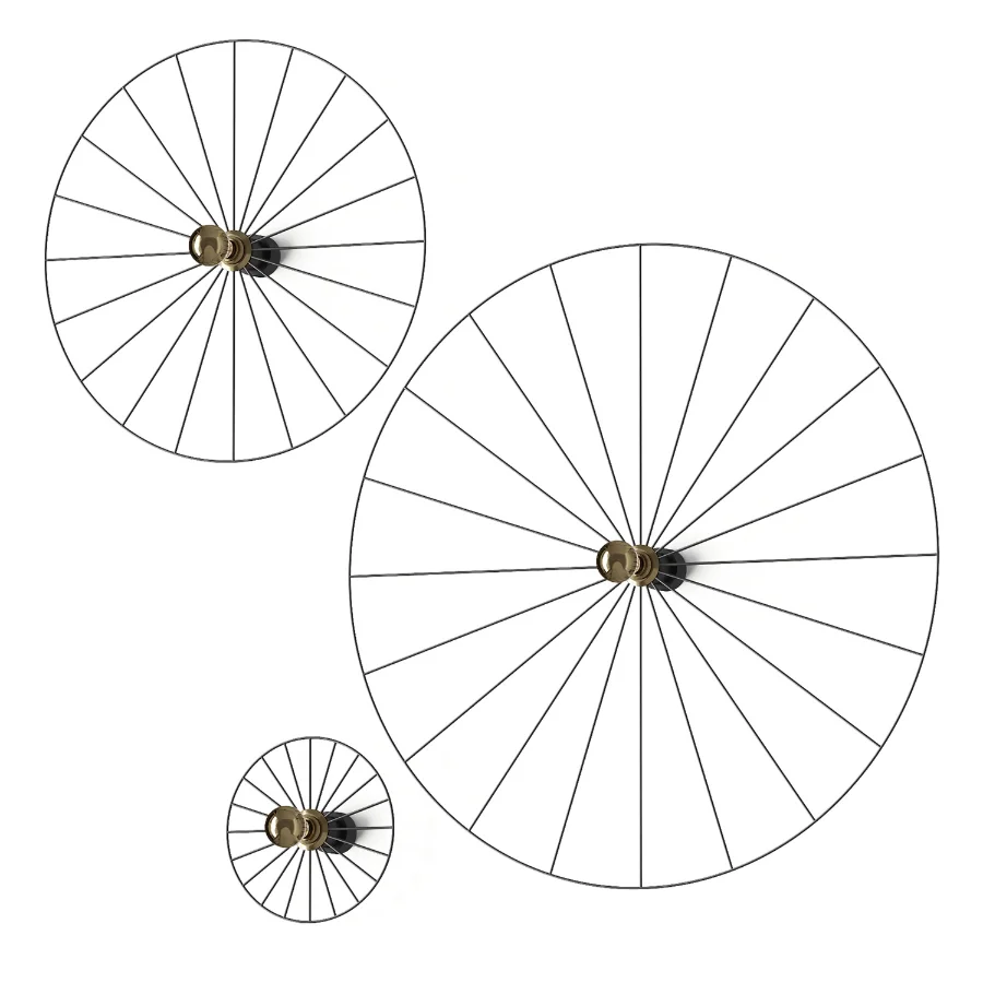 Aromas Del Campo Wheel Wall Lamp - Image 1