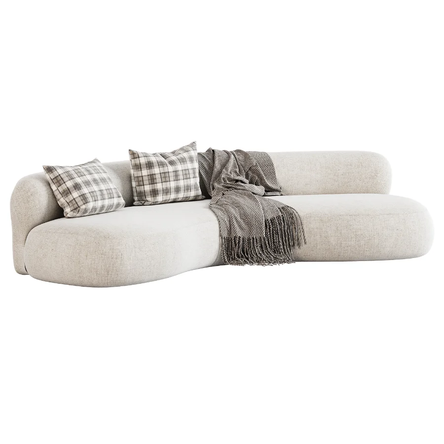 Pierre Augustin Rose Sofa - Image 2