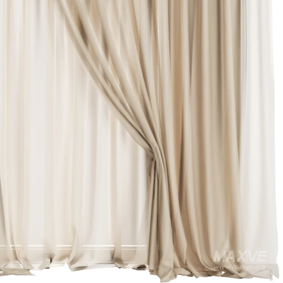 Silk and Cotton Curtain Set 120 - Image 3