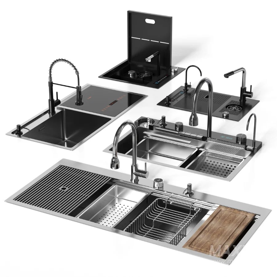Kitchen Sink Set 1 - Image 1