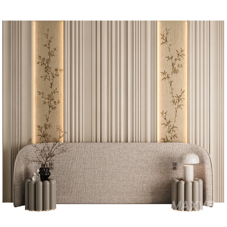 Organic Headboard Set08 - Image 1
