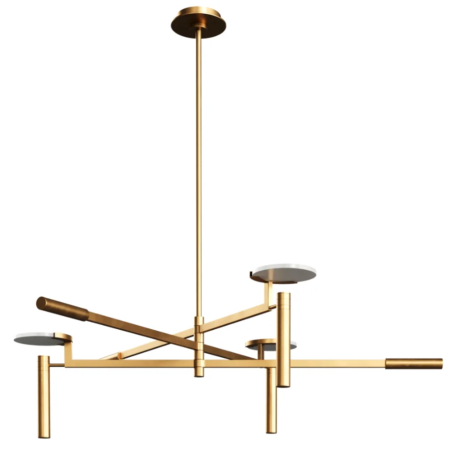 Melange Large Floating Disc Chandelier by Visual Comfort - Image 7