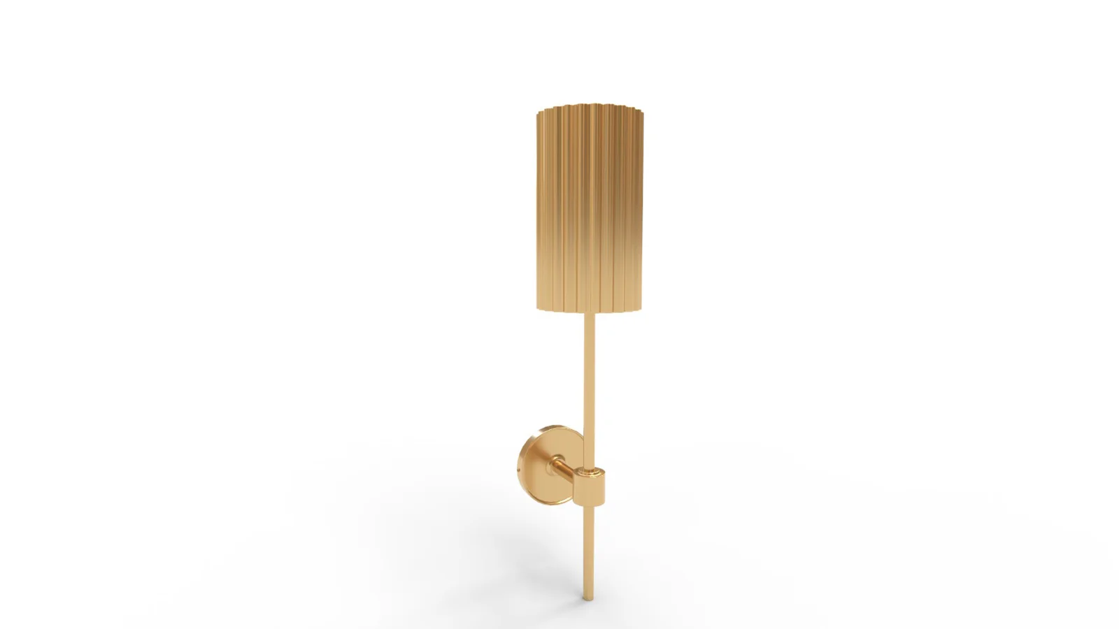 FLUTED GOLD WALL SCONCE - Image 4