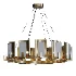 Carrara Marble Round 12 Light Chandelier - Thumbnail 1