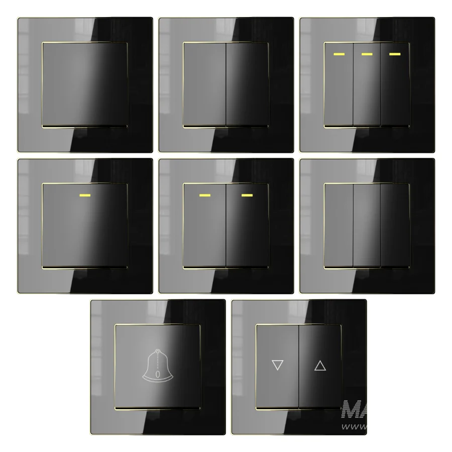 Sockets and Switches Black Glossy - Image 4
