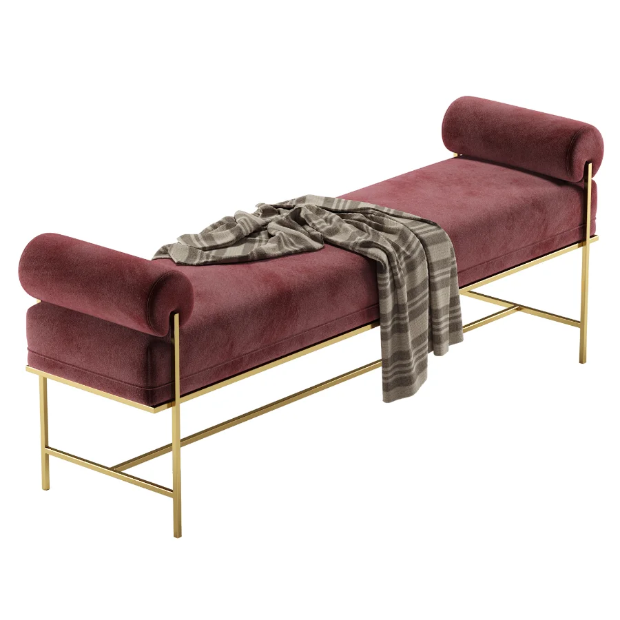 Bolster White Bench - Image 3