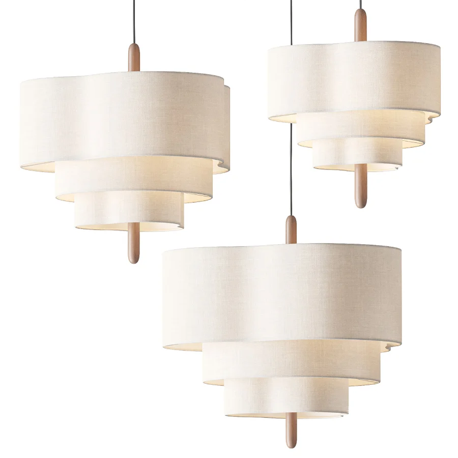 Ophel Fabric Pendant Lamp - Image 1