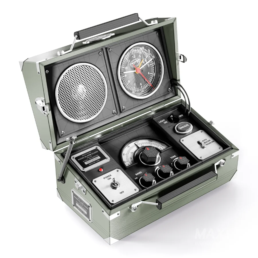 AM-FM Radio Alarm Clock - Image 7