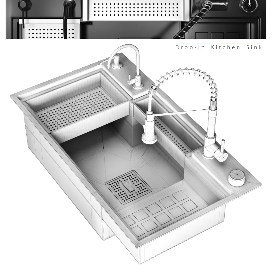 Drop-in Kitchen Sink 4 - Image 4