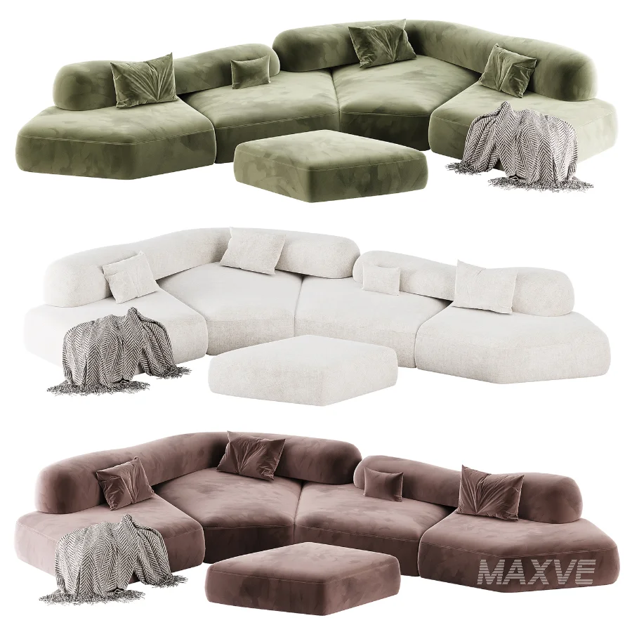 Edra On The Rocks Sectional Sofa - Image 4