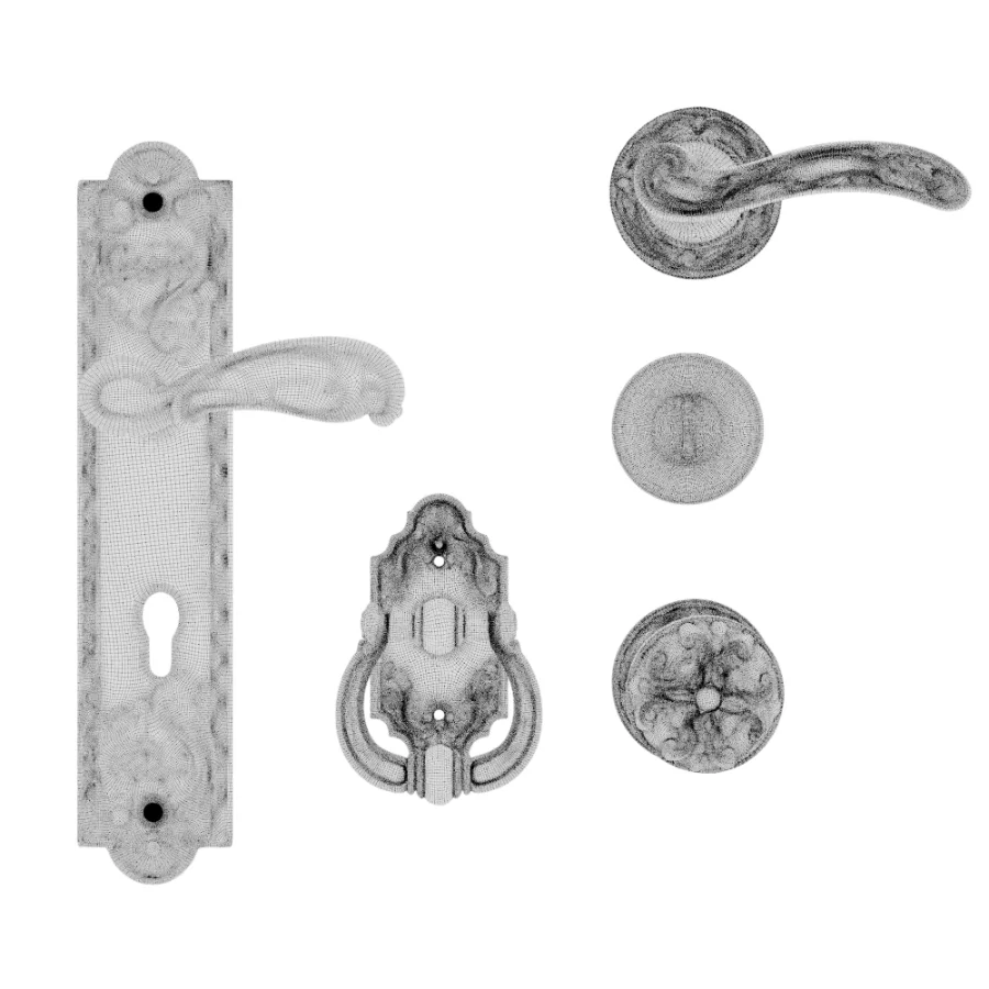 Vintage Decorative Door Handle-02 - Image 4