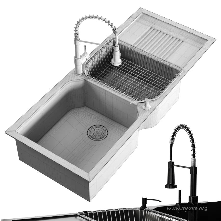 Drop-in Kitchen Sink 07 - Image 5