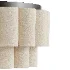 Folia scalloped natural linen flush pendant - Thumbnail 5