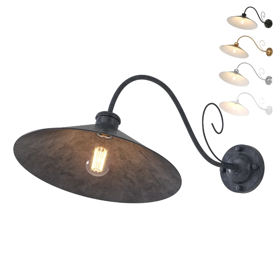 Alessio Vintage Disc IP65 Water Proof Outdoor Lighting - Image 1