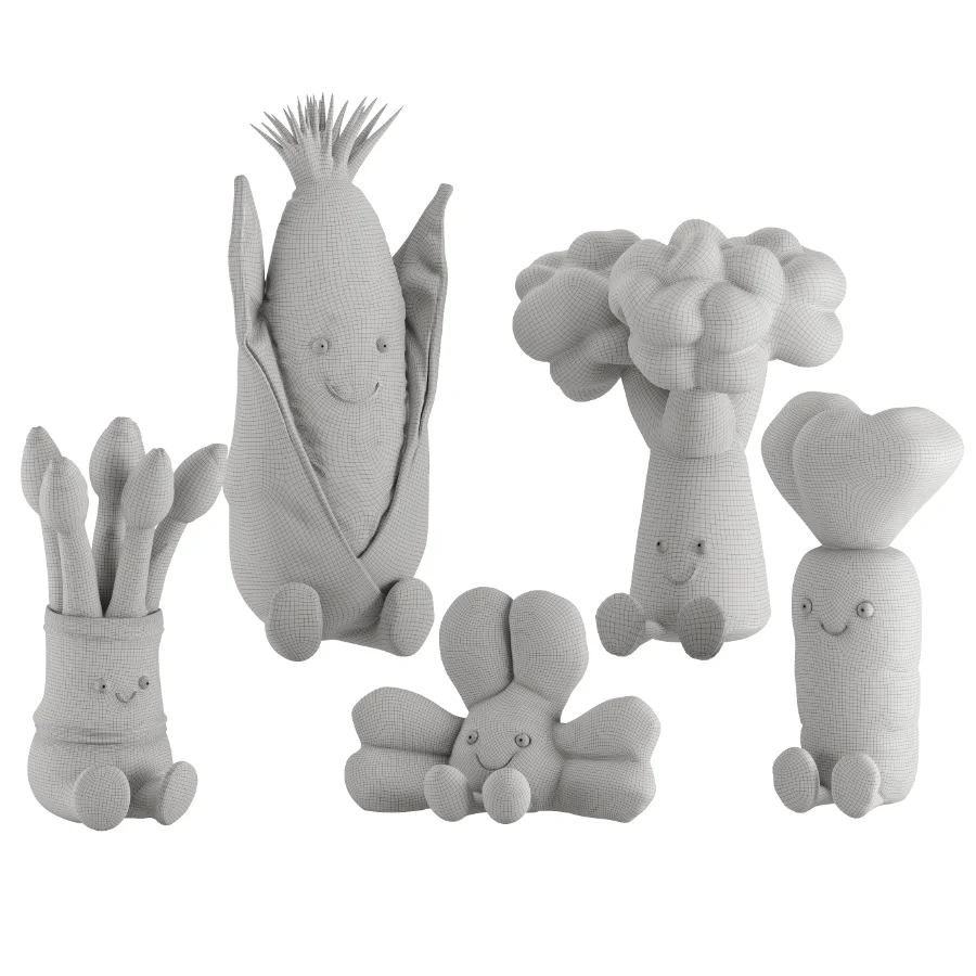 Plush Toys Set 38 – Vegetables - Image 7