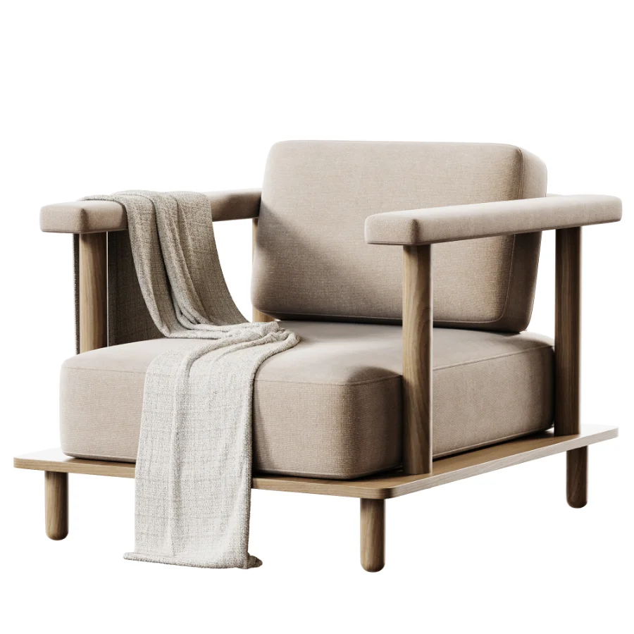 Pia Single Armchair Green - Image 3