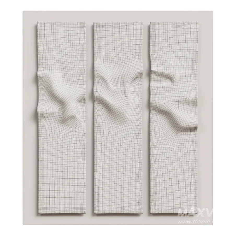 Modern Abstract Liquid Metal Wall Art 39 - Image 3