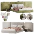 Modern Double Bed 02 - Thumbnail 4