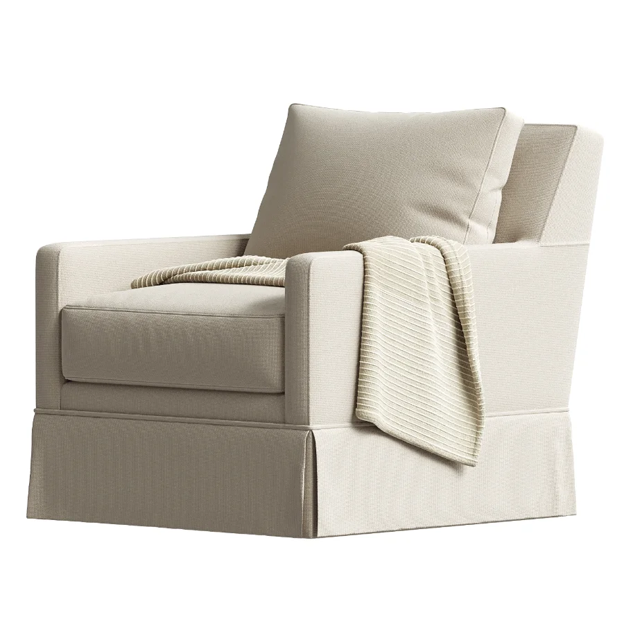 Augustus Club Chair Crypton Linen - Image 4