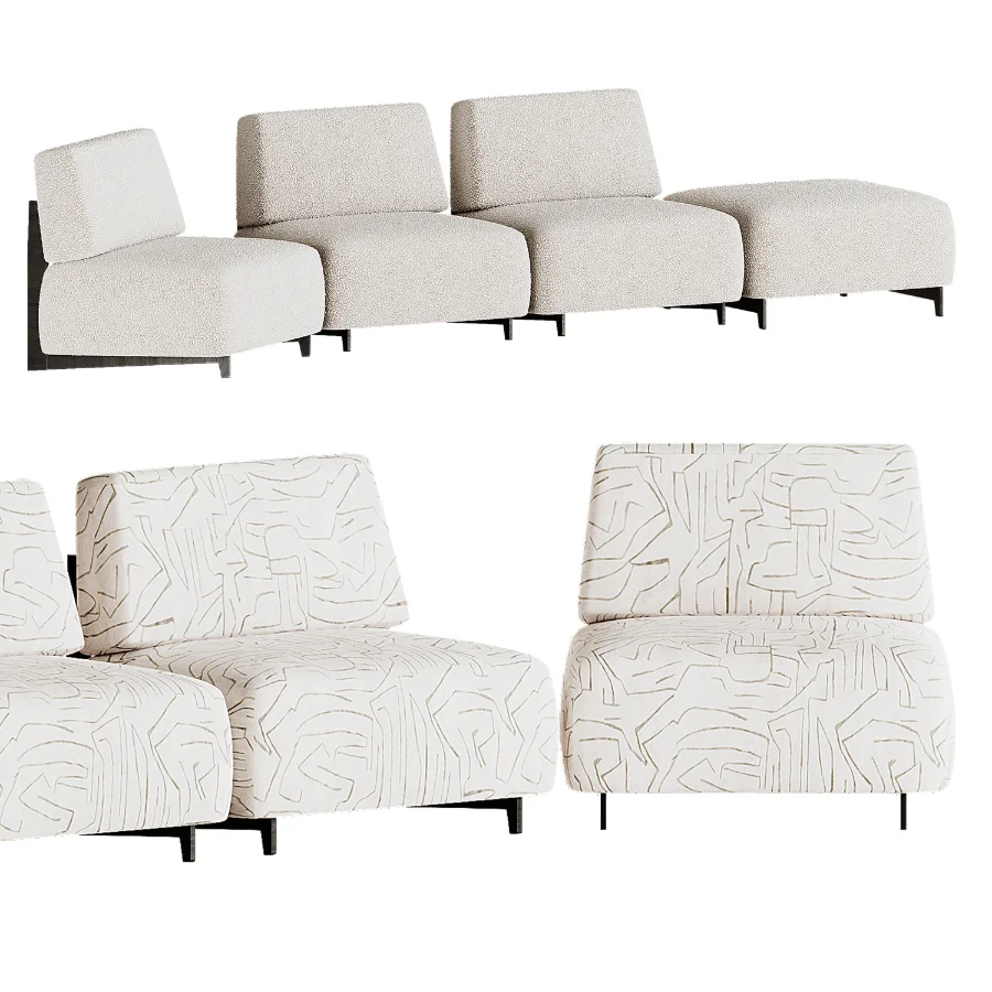 Da Vinci Sofa By Saloni - Image 2