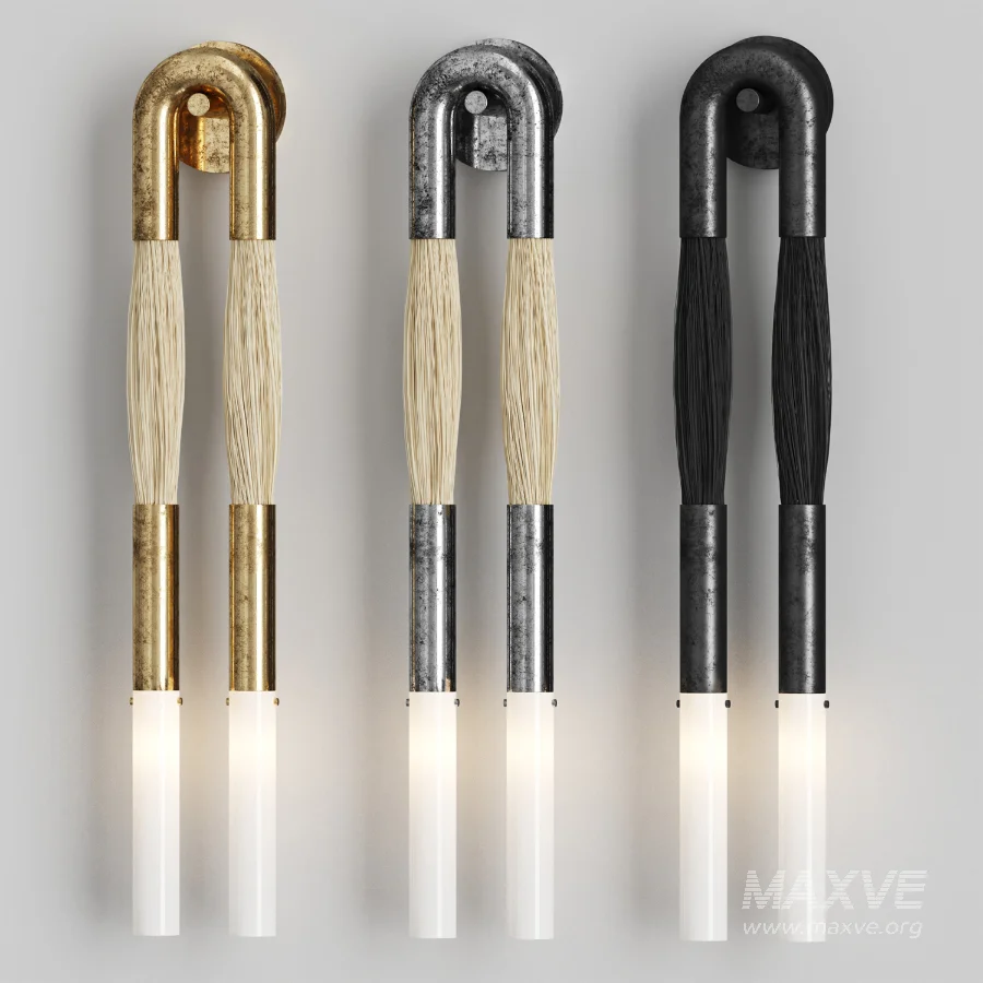 Horse Hair Sconce by APPARATUS - Image 4
